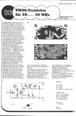 VMOS-Verstärker (26-30MHz)