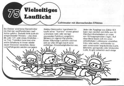 Lauflicht (LED, 4017)