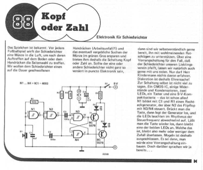 Zufallsgenerator (2 LEDs)