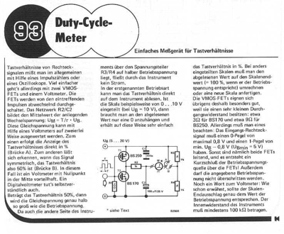 Duty-Cycle-Meter (Tastverhältnis messen)