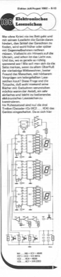 Elektronisches Lesezeichen (Zahlspeicher, Display)