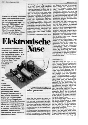 Elektronische Nase (Gassensor)