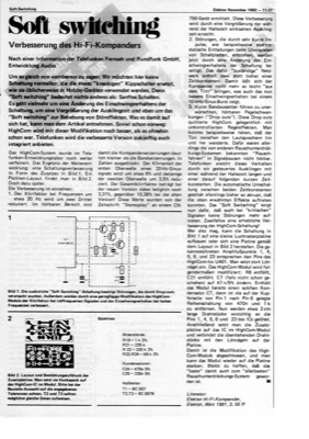 Soft switching (Audio, Einschwingverhalten)