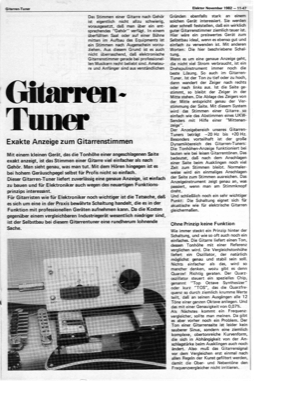 Gitarren-Tuner (MK50240)