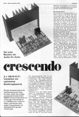 Crescendo (2x 140-W-HiFi-Verstärker )