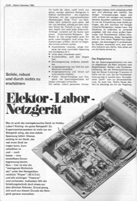 Labor-Netzgerät (bis 35V 3A)