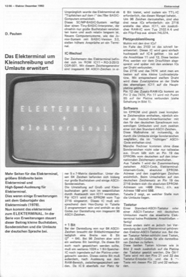 Elekterminal um Kleinschreibung und Umlaute erweitert