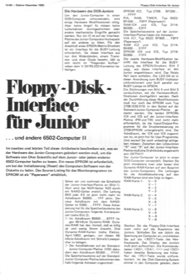 Floppy-Disk-Interface für 6502-Computer