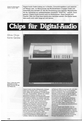 Chips für Digital-Audio
