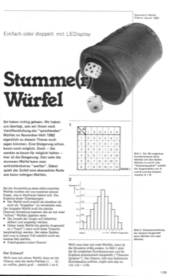 Stummer Würfel