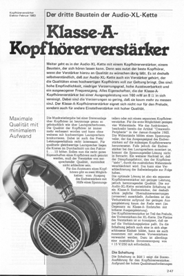 Klasse A Kopfhörer-Verstärker