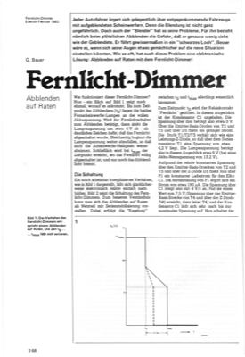 Fernlicht-Dimmer (Auto)