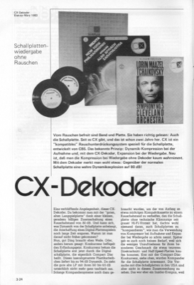 CX-Dekoder