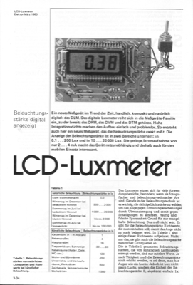 LCD-Lux-Meter (BPW21)