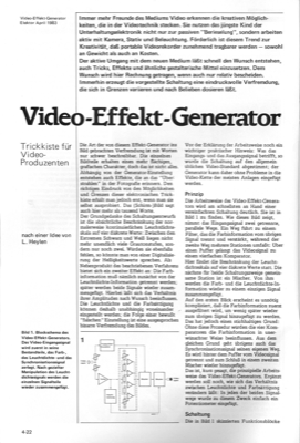 Video-Effekt-Generator