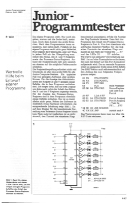 Junior-Programmtester