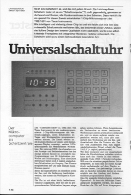 Universal-Schaltuhr (uP)