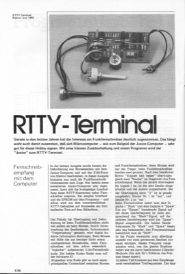 RTTY-Terminal