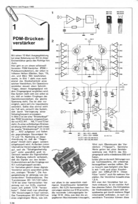 PDM-Brückenverstärker