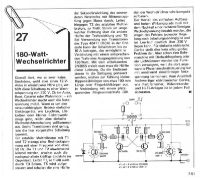 180-W-Wechselrichter (2N3055)