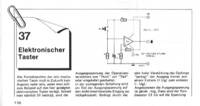 Elektronischer Taster (entprellen)