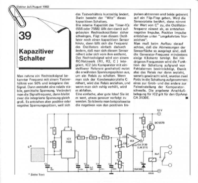 Kapazitiver Schalter (7555)