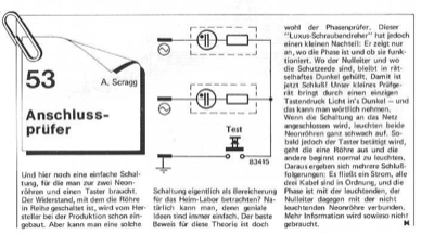 Anschlussprüfer (Phase, Nulleiter, Spannungsprüfer)