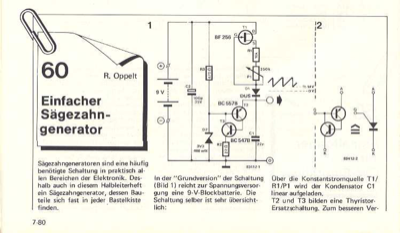 Einfacher Sägezahn-Generator