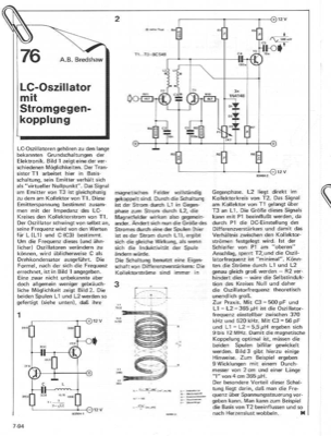 LC-Oszillator (Stromgegenkopplung)