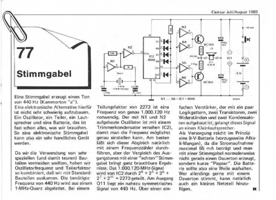 Stimmgabel (440 Hz, 4040)