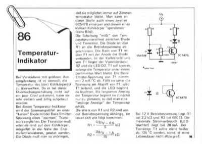 Temperatur-Indikator