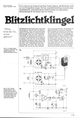 Blitz-Licht-Klingel