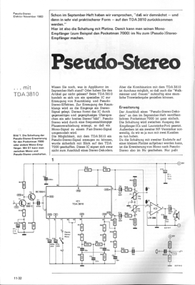 Pseudo-Stereo (TDA3810)