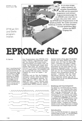 EPROMer für Z80