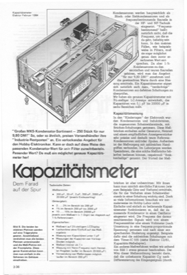 Kapazitätsmeter (mit DVM)