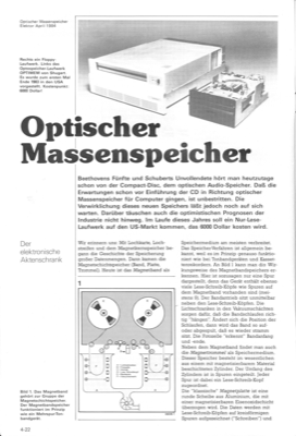 Optischer Massenspeicher