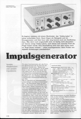 Impulsgenerator (variabel)