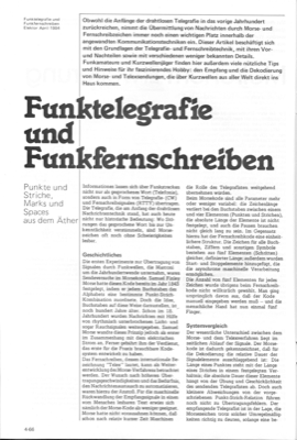 Funk-Fernschreiben (RTTY allgemeines)