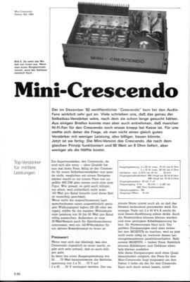 Mini-Crescendo (50-W-Verstärker)