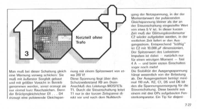 Netzteil ohne Trafo (MOSFET OpAmp)