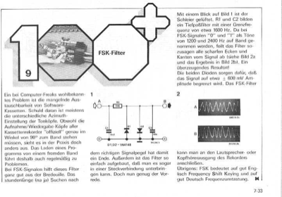 FSK-Filter (Tiefpass)