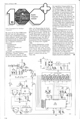 Audio-Frequenzmesser (mit 7226B)