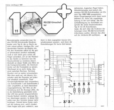 RS232-Umschalter (mechanisch)