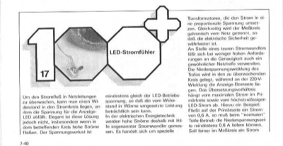 LED-Stromfühler (Stromanzeige, LED-Helligkeit)