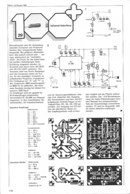 Infrarot-Interface (für Tastatur)