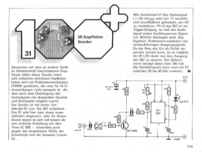 IR-Kopfhörer-Sender (mit 567)