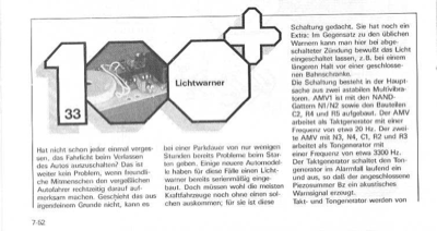 Auto-Lichtwarner (Piezo-Summer)