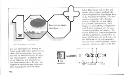 Aussteuerungsanzeige (min-max)