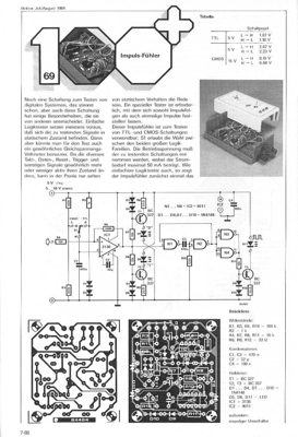 Impuls-Fühler (LED-Logiktester)