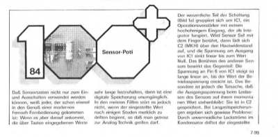 Sensor-Poti (Sample and Hold)